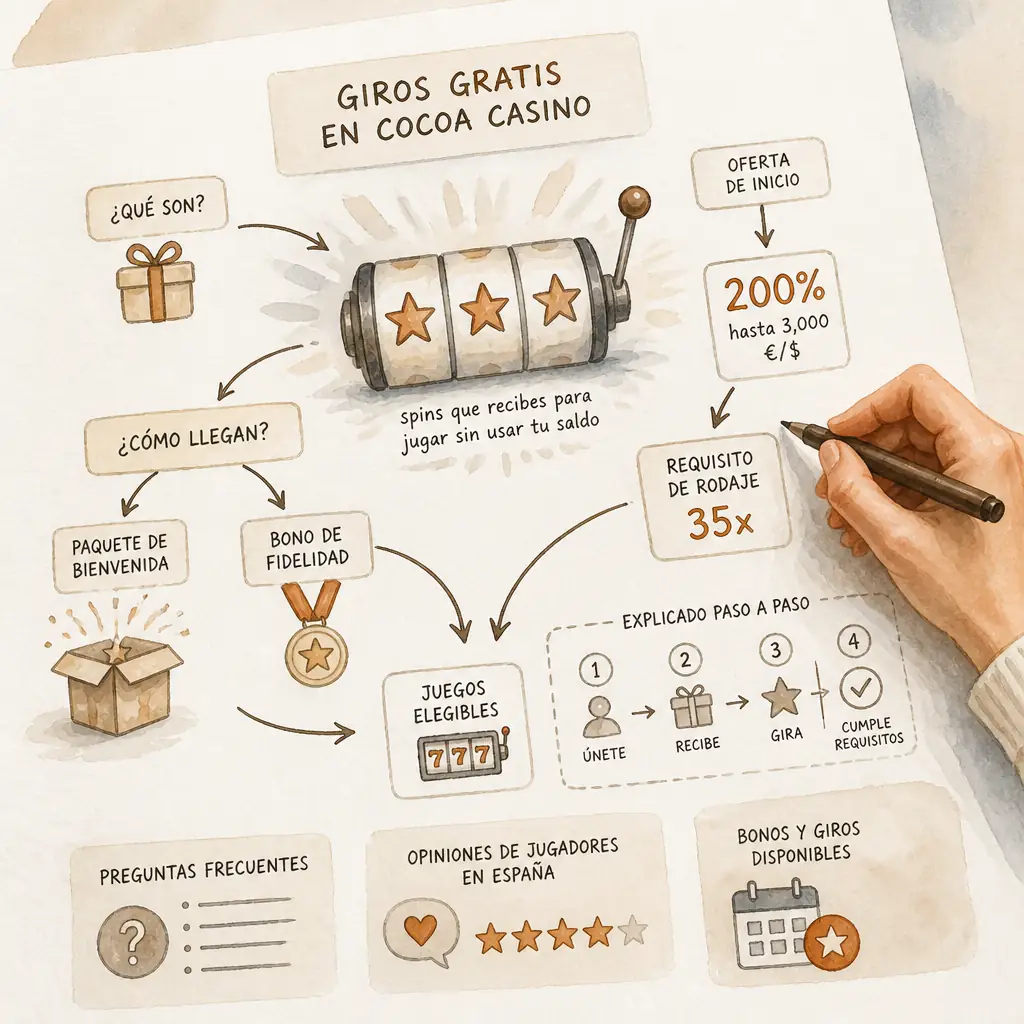 Giros Gratis en Cocoa Casino: spins de bienvenida y fidelidad visual guide for Cocoa Casino